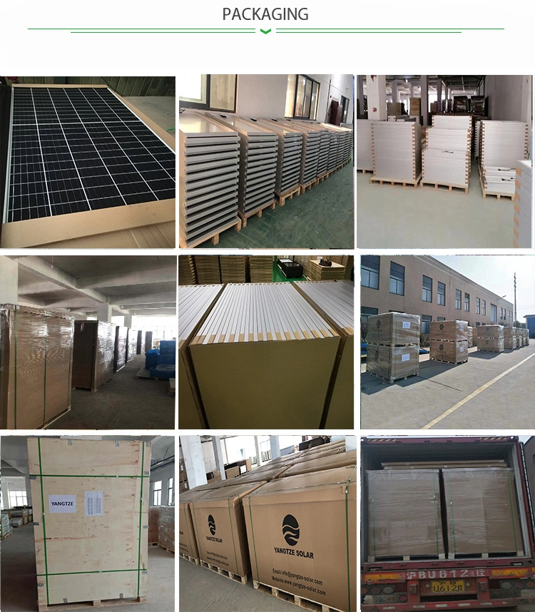 700W Highest Efficiency 25 Years Warranty Half Cell PV Solar System Monocrystalline Solar Panel with Solar Battery Bank TUV CE ISO IEC
