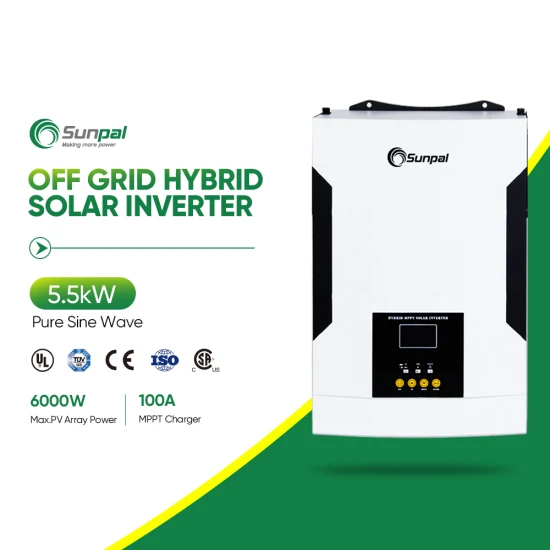 Sunpal 12V 24V 48V monophasé hors réseau onduleur solaire hybride fonctionne sans batterie