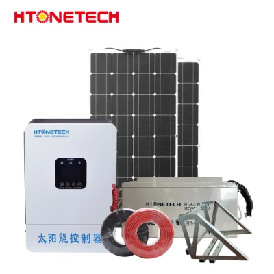 Htonetech 3kw 8kw 10kw hors réseau Kit complet de système solaire usine Chine 8kw 10kw 54kw système d'énergie solaire pour la maison de location