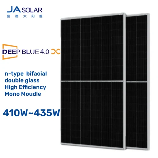Panneau solaire bifacial en verre bifacial de type Ja Solar N de rendement élevé 16bb 410W 415W 420W 425W 430W 435W