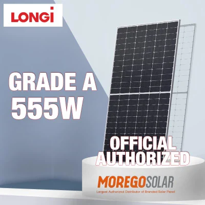 Longi Lr5 Module PV 182mm Prix des panneaux solaires bifaciaux 540W 545W 550W Panneau solaire PV