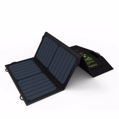 Panneau solaire flexible de 21 W avec chargeur d'alimentation pratique 2 USB 5 V