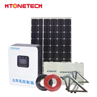 1kw hors réseau Système d'alimentation solaire domestique/Système solaire hybride/Système de panneaux solaires/Système d'énergie éolienne solaire/Système d'alimentation solaire hors réseau/Système PV/Système solaire hors réseau
