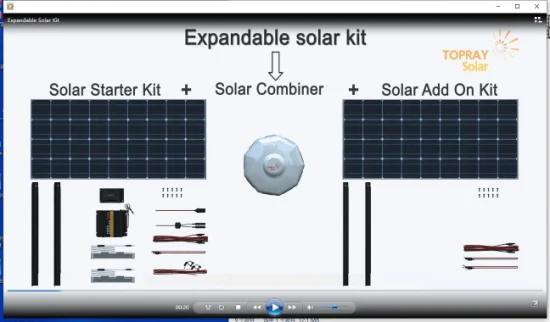 Topray Solar Panneau solaire 200 W, chargeur de panneau solaire pliable avec béquille, panneau solaire portable pour camping et talonnage, chargeur solaire d'urgence