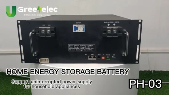 U-Greenelec personnalisé 5kwh 10kwh 50ah 100ah 48V Lithium Li Ion batterie électricité de secours pour le stockage solaire domestique