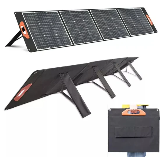 Kit de panneau solaire portable flexible 100W Chargeur solaire pliant 200W 300W Panneau solaire de charge solaire pliable Kit de panneau solaire pliable